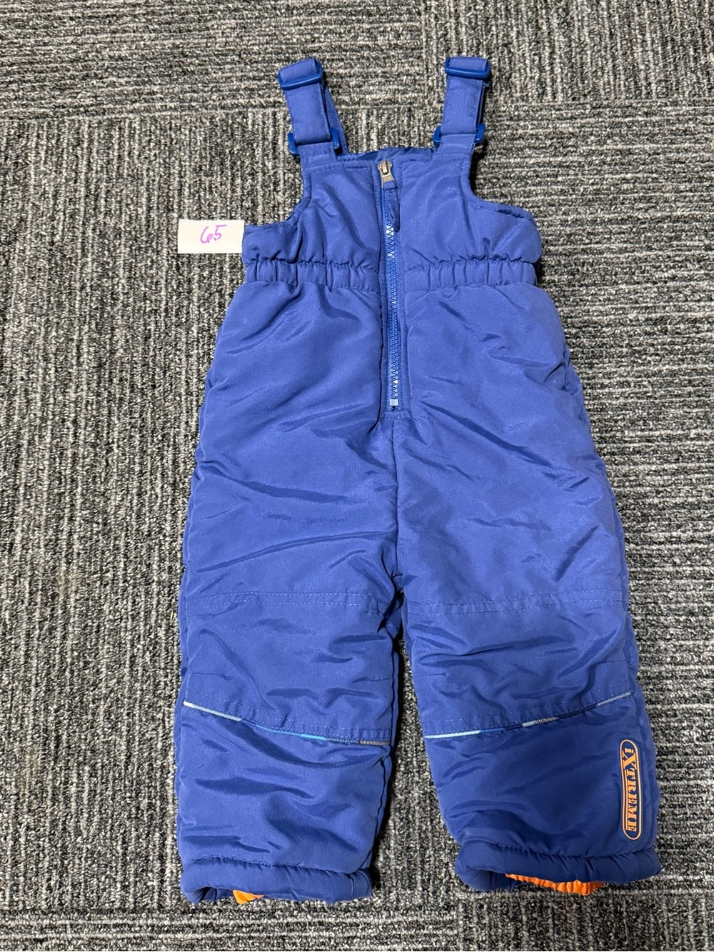 Kids Blue/purple Snow Bib Overalls